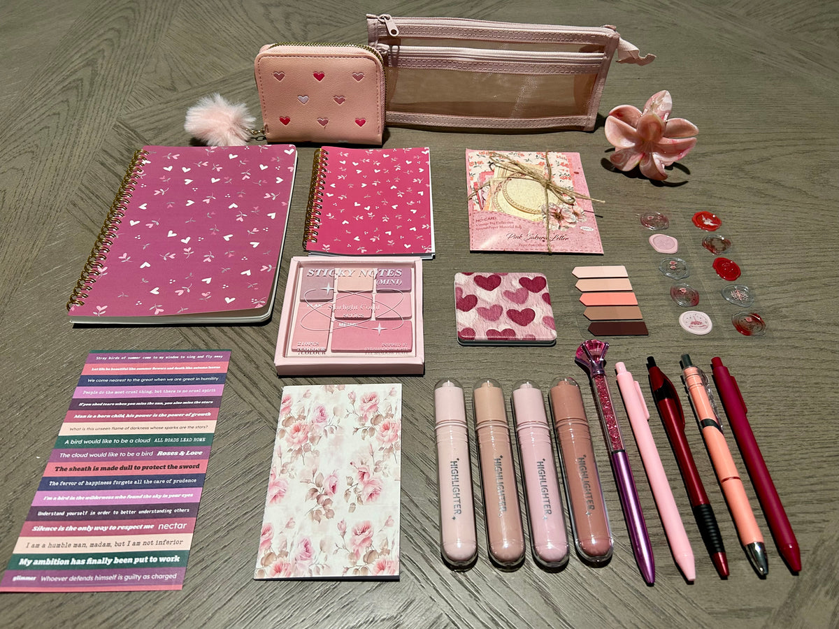 Pink Love at First Page Bookish Bundle